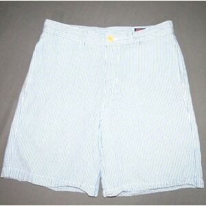 Vineyard Vines Pin Striped 100%‎ Cotton Seersucker Chino Club Shorts Men's 28